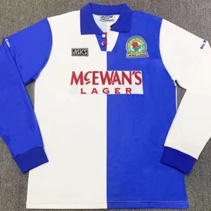 Camiseta Blackburn Rovers 1ª Equipación 1994/95 Manga Larga