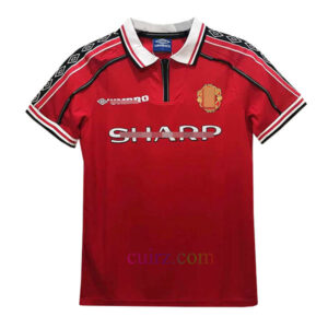 Camiseta Manchester United 1998 Rojo