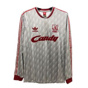 Camiseta Liverpool Segunda Equipación 1989 Manga Larga