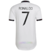 Camiseta Manchester United 2ª Equipación 2022 Versión Jugador Cristiano Ronaldo Champions League