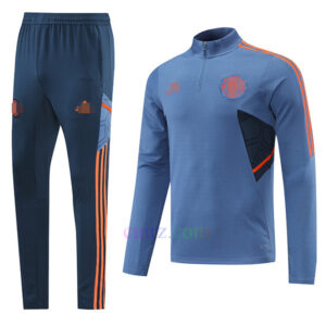 Sudadera de Entrenamiento Manchester United 2022 kit Gris Azulado