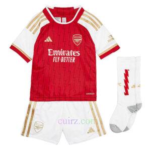 Pantalón y Camiseta Arsenal 1ª Equipación 2023 2024 para Niños