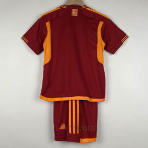 Pantalón y Camiseta AS Roma 1ª Equipación 2023 2024 Niños
