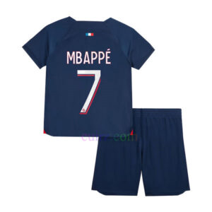 Pantalón y Camiseta Mbappe PSG 1ª Equipación 2023 2024 Niños