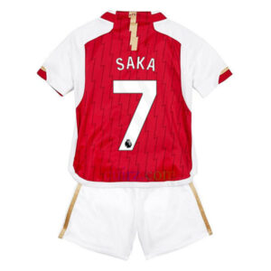 Pantalón y Camiseta Saka Arsenal 1ª Equipación 2023 2024 Niños