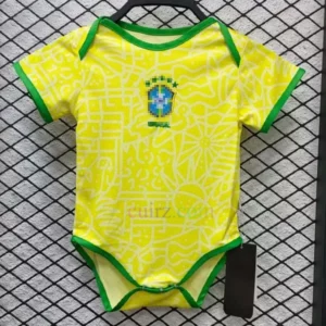 Camiseta Brasil 1ª Equipación 2024 Bebé