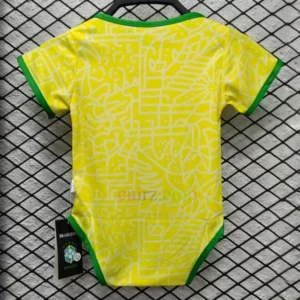 Camiseta Brasil 1ª Equipación 2024 Bebé
