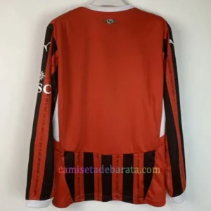 Camiseta Milan 1ª Equipación 2024/25 Manga Larga