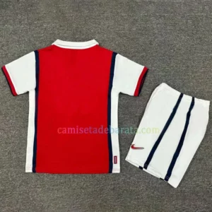 Camiseta Arsenal 1ª Equipación 1998/99 Niños