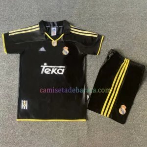 Camiseta Real Madrid 2ª Equipación 2000/01 Niños