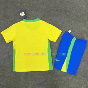 Camiseta Brasil 1ª Equipación 2025 Niños