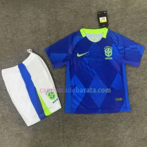 Camiseta Brasil 2ª Equipación 2025 Niños