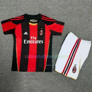 Camiseta Milan 1ª Equipación 2010/11 Niños