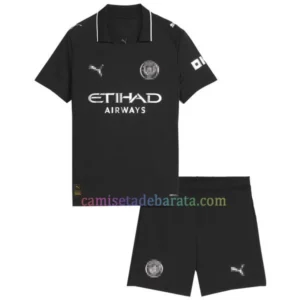 Camiseta Manchester City 2ª Equipación 2025/26 Niños