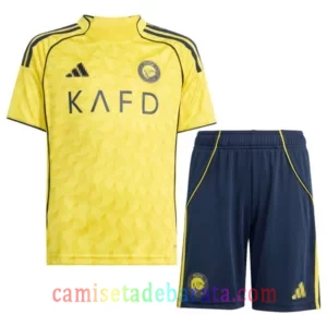 Camiseta Al Nassr 1ª Equipación 2025/26 Niños