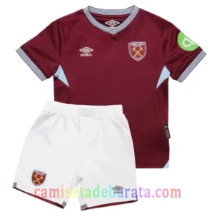 Camiseta West Ham United 1ª Equipación 2025/26 Niños