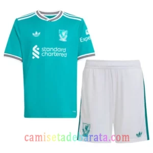 Camiseta Liverpool 3ª Equipación 2025/26 Niños