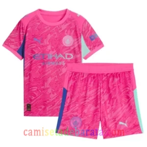 Camiseta Portero Manchester City 2025/26 Niños
