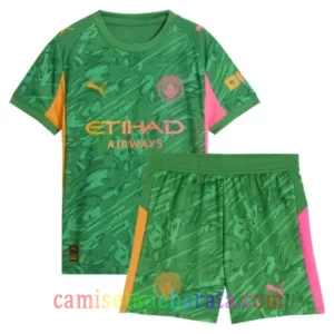 Camiseta Portero Manchester City 2025/26 Niños