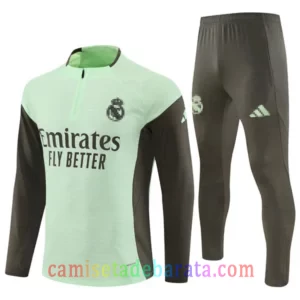 Sudadera Entrenamiento Real Madrid 2025/26 Verde Pálido Sudadera Entrenamiento Real Madrid 2025/26 Verde Pálido