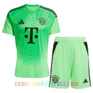 Camiseta Portero Bayern de Múnich 2025/26 Niños Verde Camiseta Portero Bayern de Múnich 2025/26 Niños Verde
