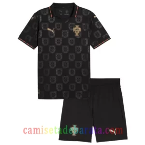 Camiseta Portugal 2ª Equipación 2026 Black Panther Niños